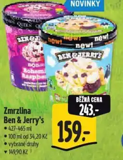 Albert Zmrzlina Ben & Jerry's nabídka