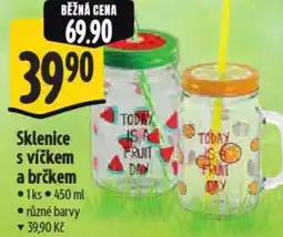 Albert Sklenice s víčkem a brčkem nabídka