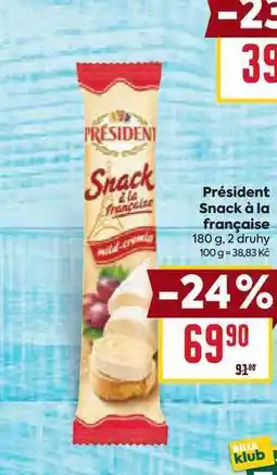 Billa Président Snack à la française 180 g nabídka