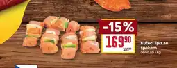 Billa Kuřecí špíz se špekem cena za 1kg nabídka