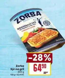 Billa Zorba Sýr na gril 200 g nabídka