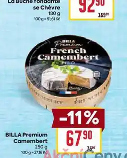 Billa BILLA Premium Camembert 250g nabídka