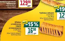 Billa Hřeben s malinovou náplní a mascarpone z naší pece 110 g nabídka
