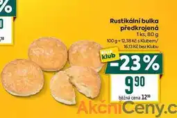 Billa Rustikální bulka předkrojená 1ks, 80 g nabídka