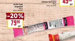 Billa Krůtí fuet Imperial 160 g nabídka