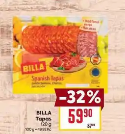 Billa BILLA Tapas 120 g nabídka
