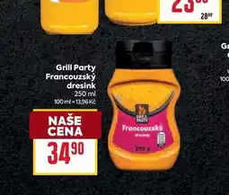 Billa Grill Party Francouzský dresink 250 ml nabídka