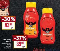 Billa Grill Party Kečup sladký, jemný 500 g nabídka