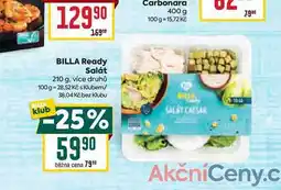 Billa BILLA Ready Salát 210 g nabídka