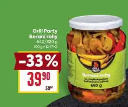 Billa Grill Party Beraní rohy 640/320 g nabídka