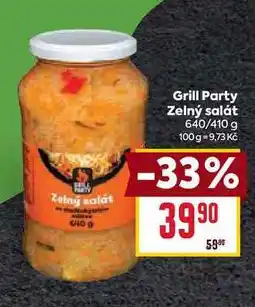 Billa Grill Party Zelný salát 640/410 g nabídka