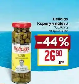 Billa Delicias Kapary v nálevu 100/65 g nabídka