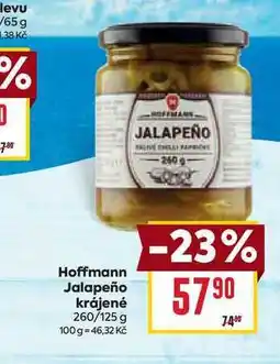 Billa Hoffmann Jalapeño krájené 260/125 g nabídka