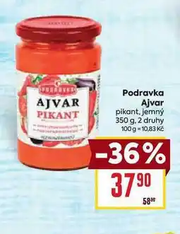 Billa Podravka Ajvar pikant, jemný 350 g nabídka