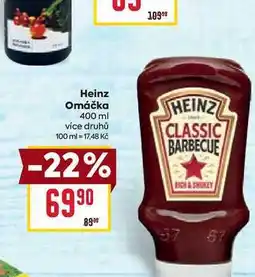Billa Heinz Omáčka 400 ml nabídka