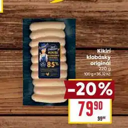 Billa Kikiri klobásky originál 220 g nabídka
