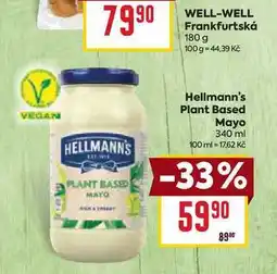 Billa Hellmann's Plant Based Mayo 340 ml nabídka