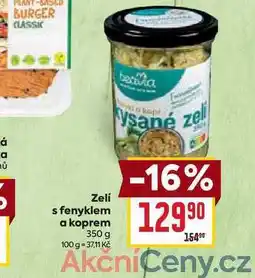 Billa Zelí s fenyklem a koprem 350 g nabídka