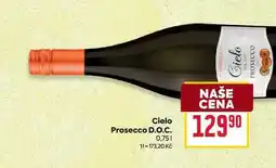 Billa Cielo Prosecco D.O.C. 0,75l nabídka
