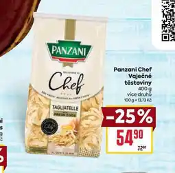 Billa Panzani Chef Vaječné těstoviny 400 g nabídka
