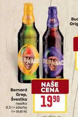 Billa Bernard Grep, Švestka nealko 0,5l nabídka