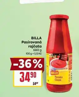 Billa BILLA Pasírovaná rajčata 680 g nabídka