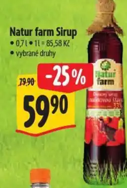 Albert Natur farm Sirup nabídka