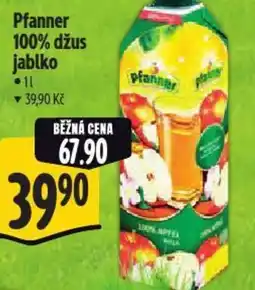 Albert Pfanner 100% džus jablko nabídka