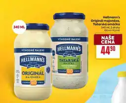 Billa Hellmann's Originál majonéza, Tatarská omáčka 340 ml nabídka