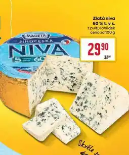 Billa Zlatá niva 60% t. vs. z pultu lahůdek cena za 100g nabídka