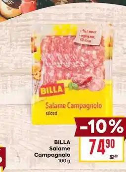Billa BILLA Salame Campagnolo 100g nabídka