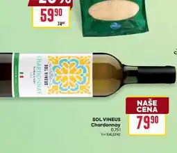 Billa SOL VINEUS Chardonnay 0,75l nabídka