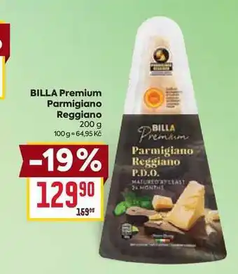 Billa BILLA Premium Parmigiano Reggiano 200 g nabídka