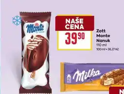 Billa Zott Monte Nanuk 110 ml nabídka