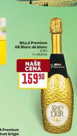 Billa BILLA Premium GE Blanc de blanc 0,75l nabídka