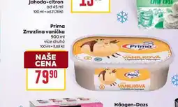Billa Prima Zmrzlina vanička 900 ml nabídka