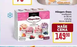 Billa Häagen-Dazs multipack 4x95 ml nabídka