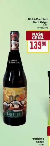 Billa BILLA Premium Pinot Grigio 0,75l nabídka