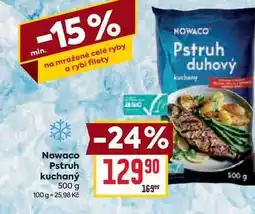 Billa Nowaco Pstruh kuchaný 500 g nabídka