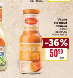 Billa Vitana Steaková omáčka 250 ml nabídka