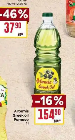 Billa Artemis Greek oil Pomace 1l nabídka