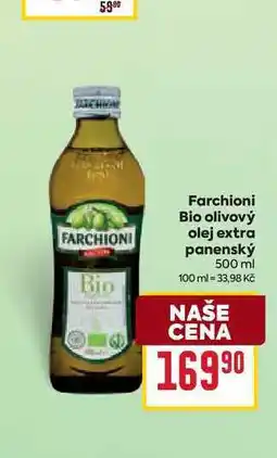 Billa Farchioni Bio olivový olej extra panenský 500 ml nabídka