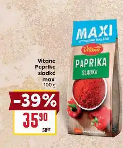 Billa Vitana Paprika sladká maxi 100g nabídka