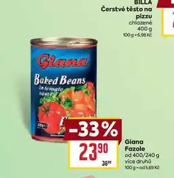 Billa Giana Fazole od 400/240 g nabídka