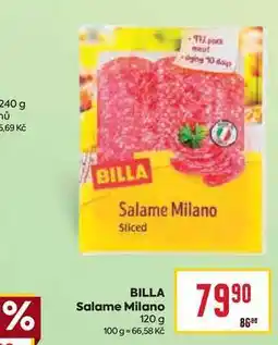 Billa BILLA Salame Milano 120g nabídka
