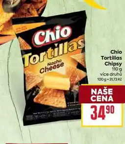 Billa Chio Tortillas Chipsy 110 g nabídka