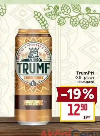 Billa Trumf 11 0,51, plech nabídka