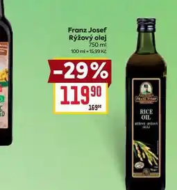 Billa Franz Josef Rýžový olej 750 ml nabídka