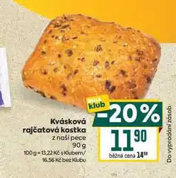 Billa Kvásková rajčatová kostka z naší pece 90 g nabídka