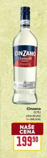 Billa Cinzano 0,75l nabídka
